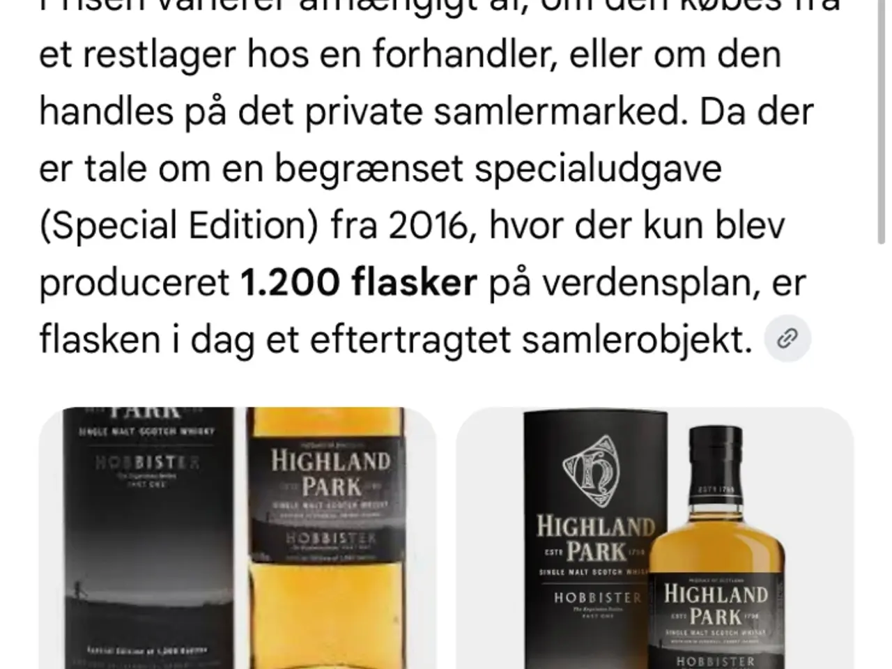 Billede 2 - Highland Park Hobbister single malt whisky