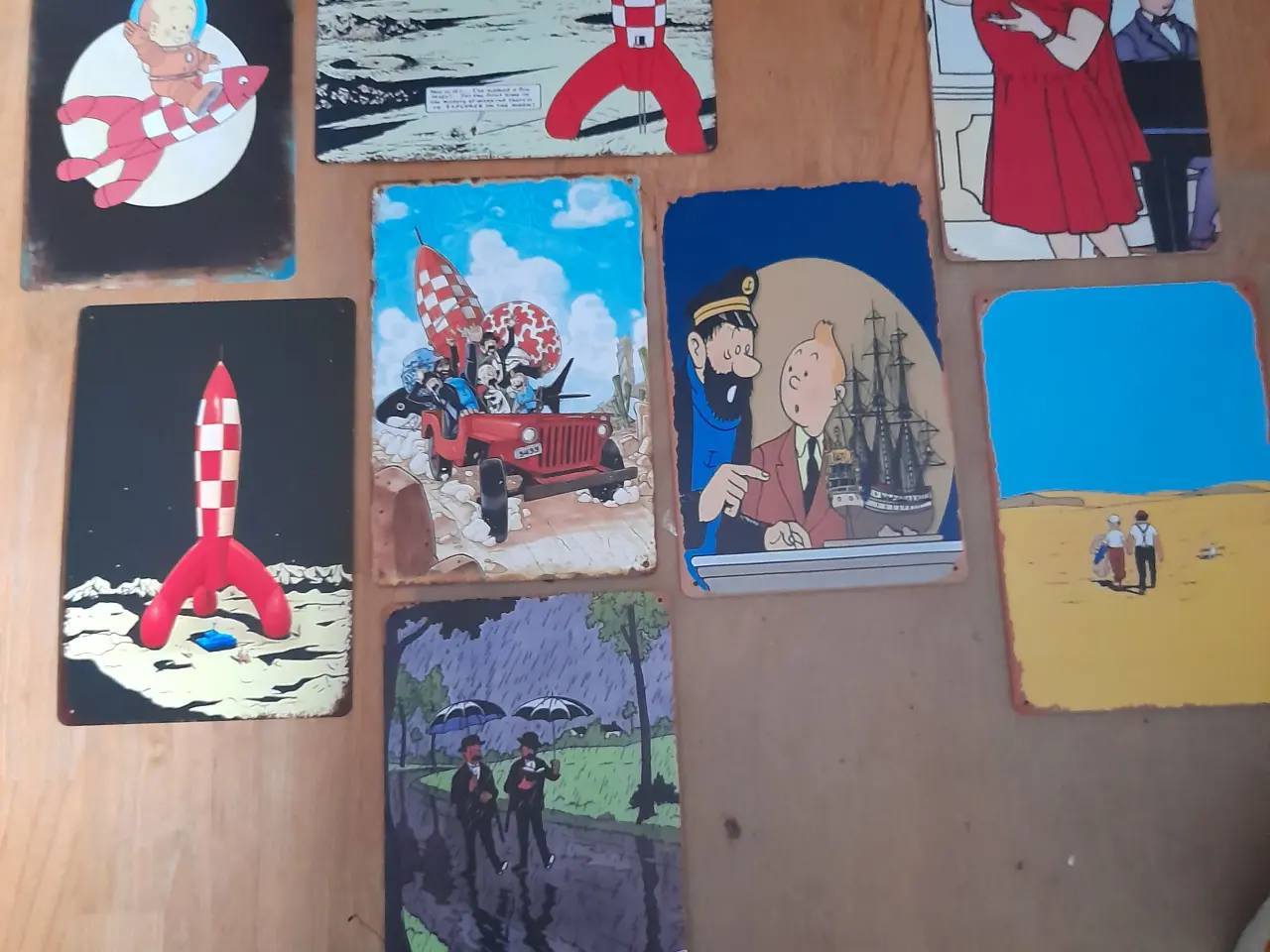 Billede 2 - TINTIN METAL SKILT 20 X 30 CM