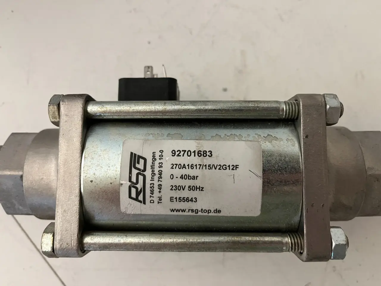 Billede 2 - RSG 270A Coaxial magnetventil 0–40bar 230V 1/2"