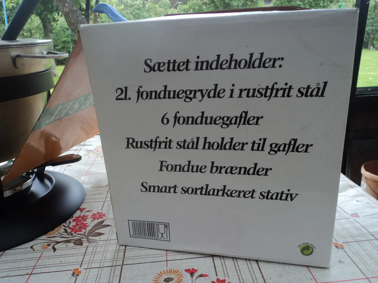 Billede 3 - 2 l fonduegryde i rustfrit stål.