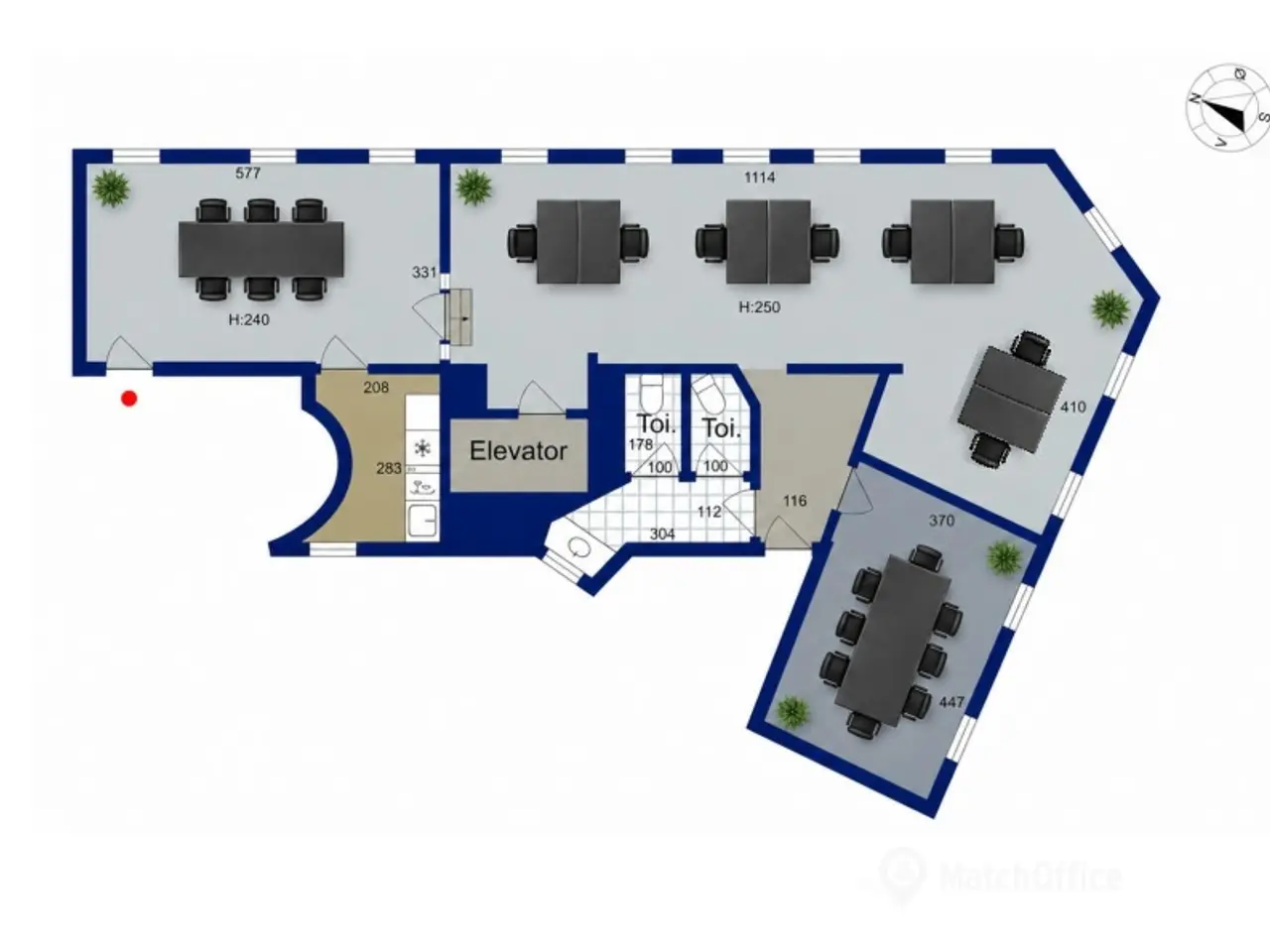 Billede 18 - Indbydende kontor i hjertet af KBH K - Kultorvet!