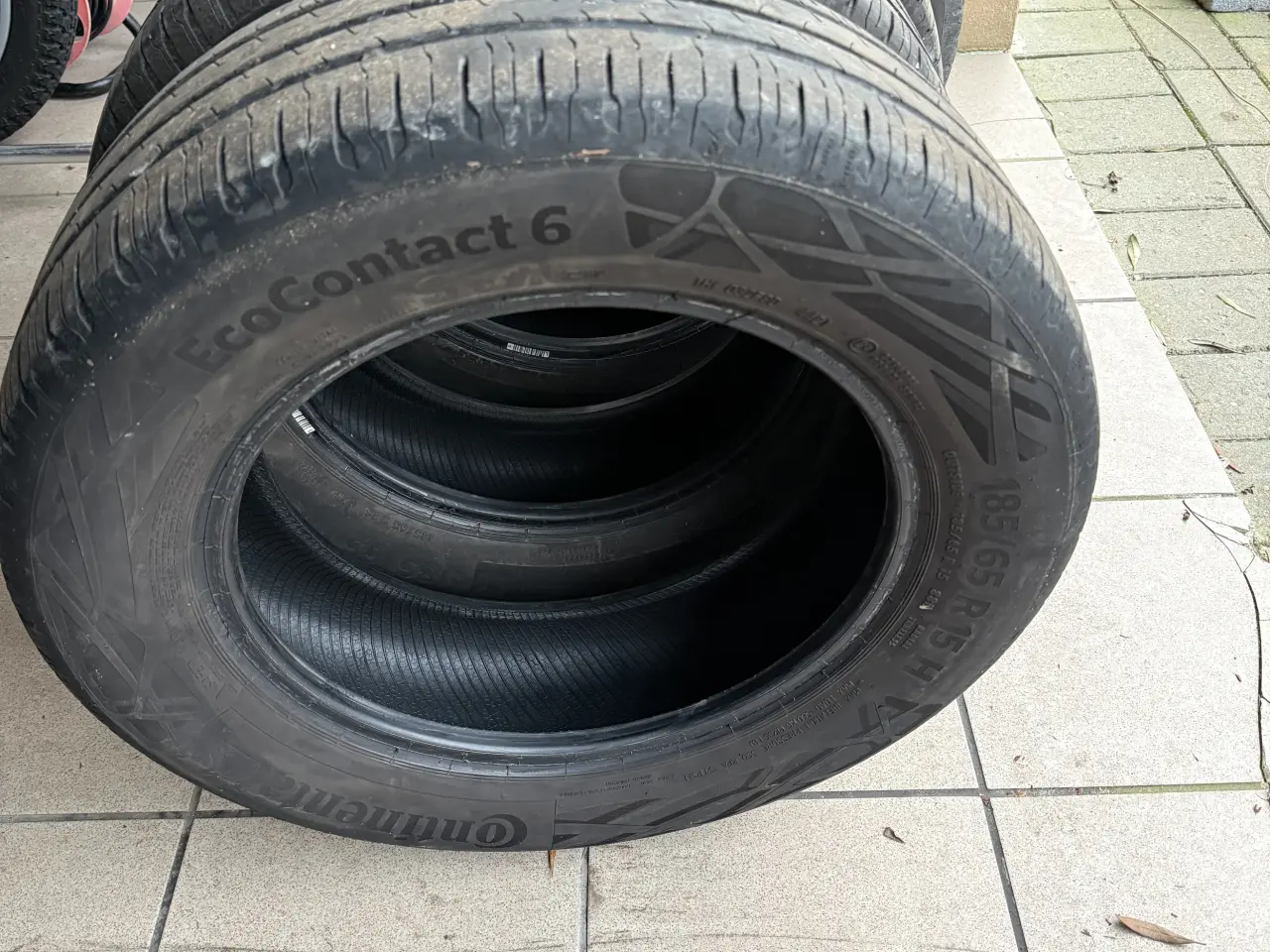 Billede 2 - Continental EcoContact 6 – 185/65 R15 – 4 stk