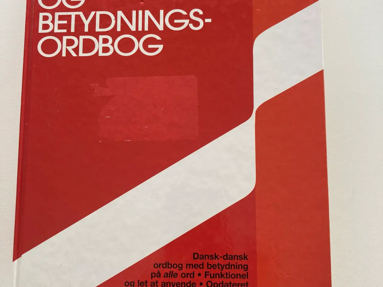 Billede 1 - Retskrivnings og betydnings ordbog 