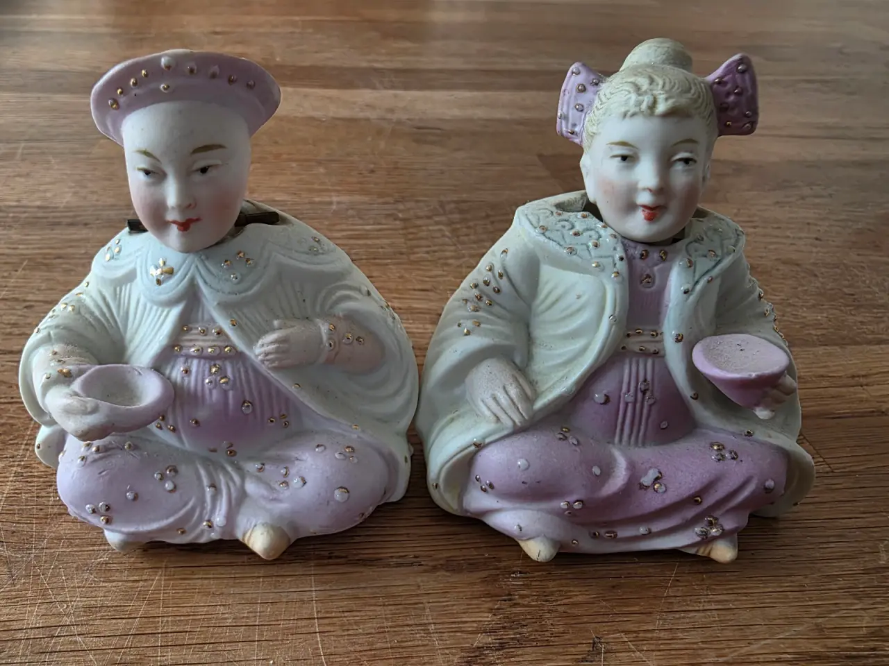 Billede 1 - 2 kinesiske nikke figurer