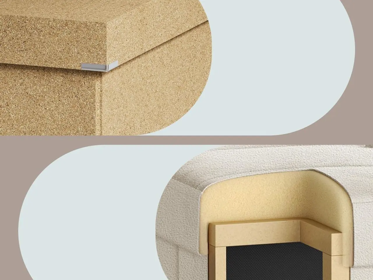 Billede 6 - Foldbar opbevaringsbænk i fløjl - cappuccino beige, 112 l