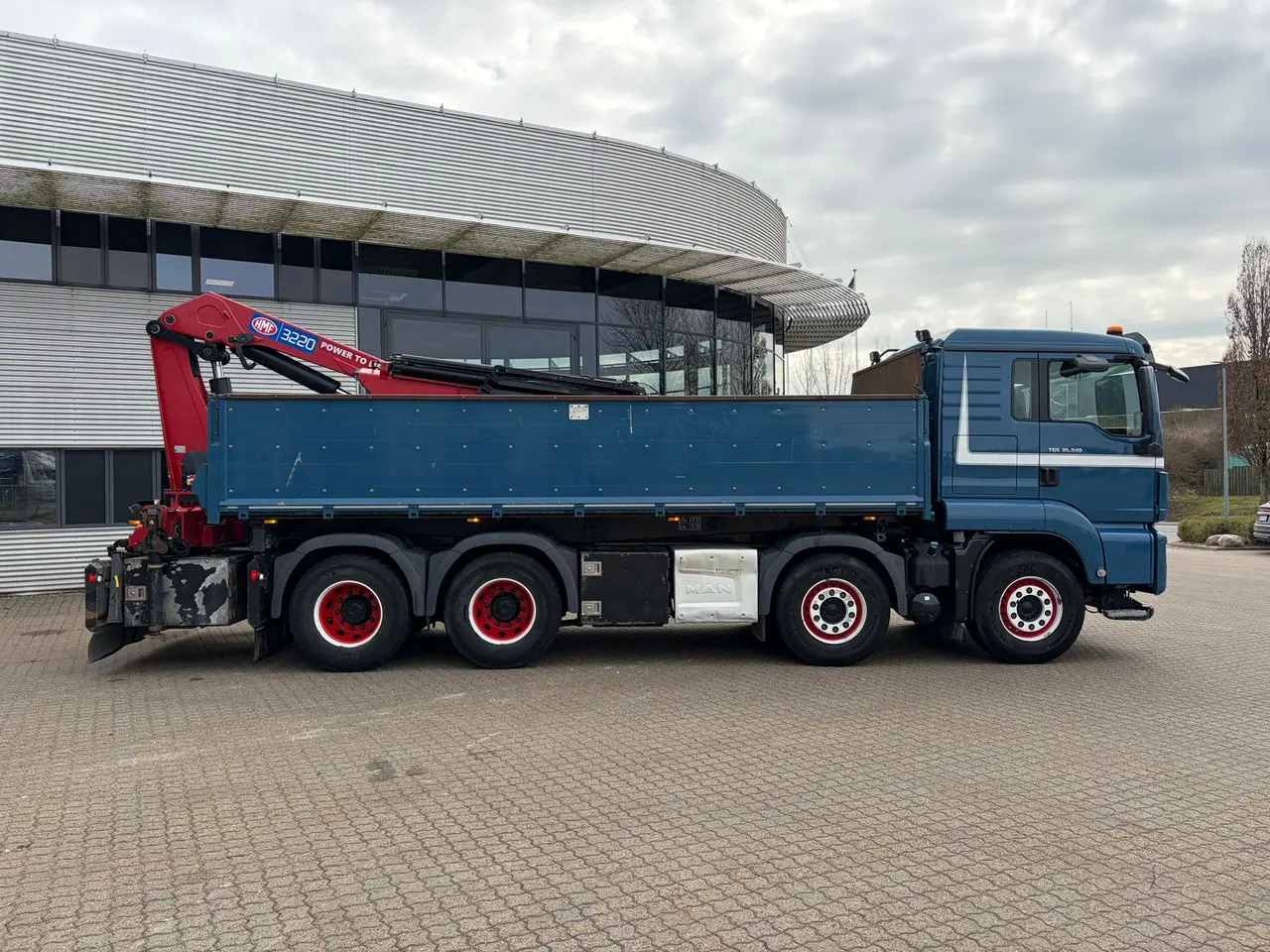 Billede 3 - MAN TGS 35.510 8X4, Tip-kran