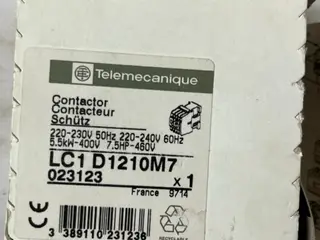 Telemecanique LC1D1210M7 kontaktor 25A 5.5kW AC