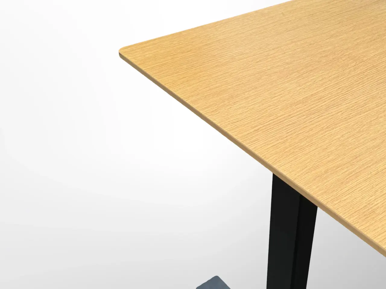 Billede 5 - Bord – Eg med Sort Stel 160x80 cm