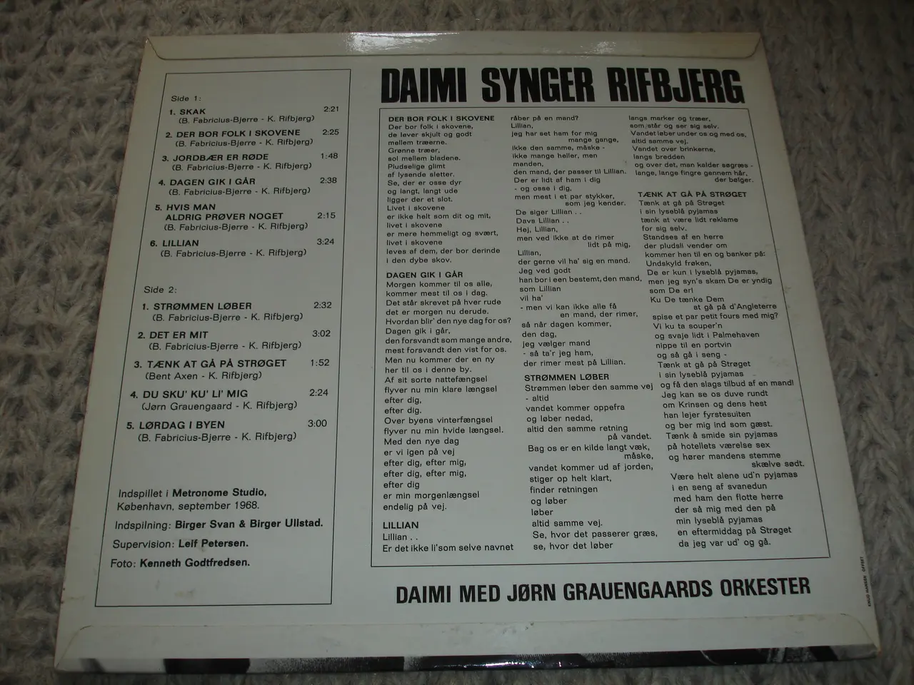 Billede 3 - (Sender gerne) Daimi – Daimi Synger Rifbjerg