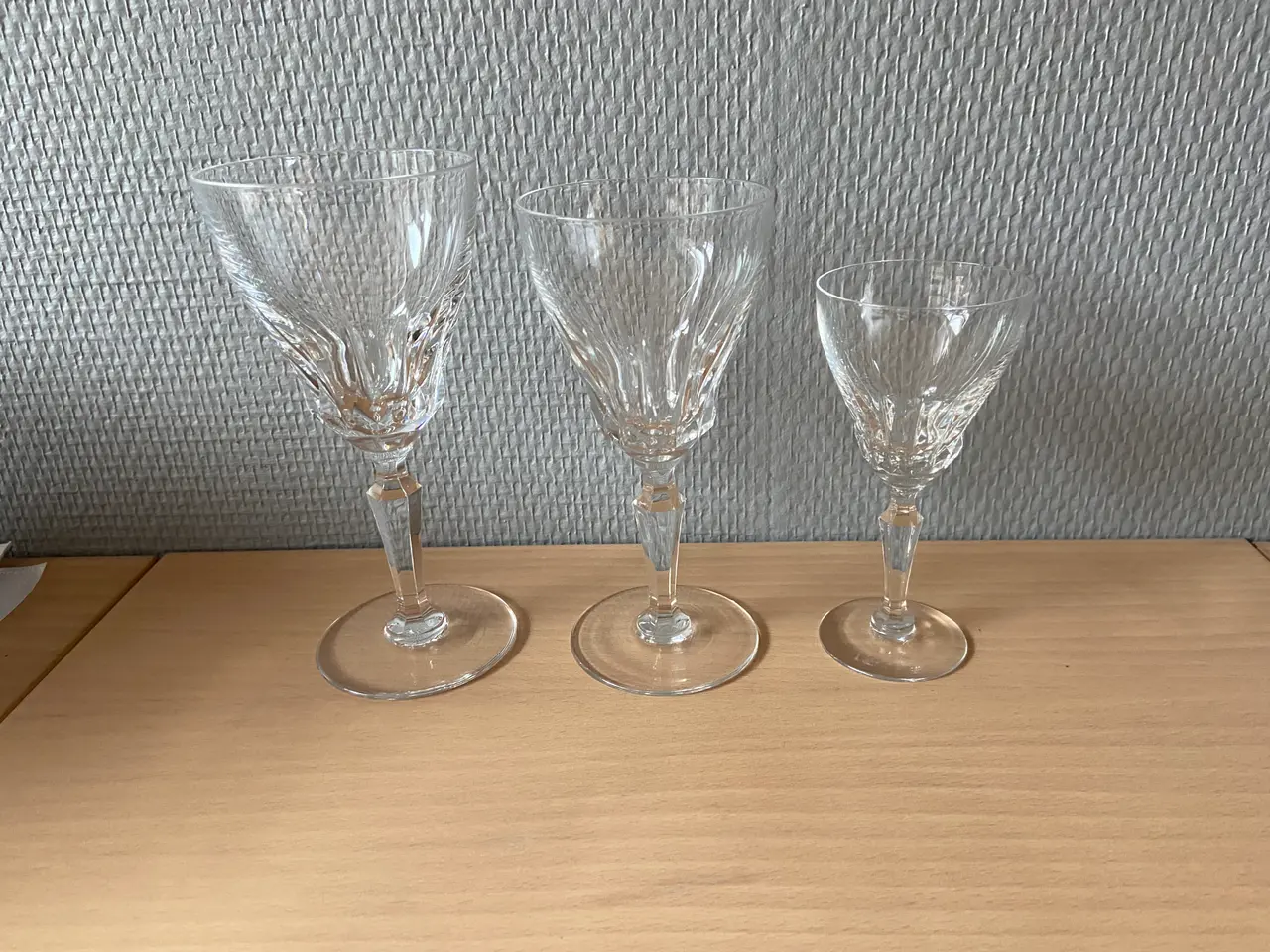 Billede 1 - Val Saint Lambert ‘Goethe Millet’ krystalglas