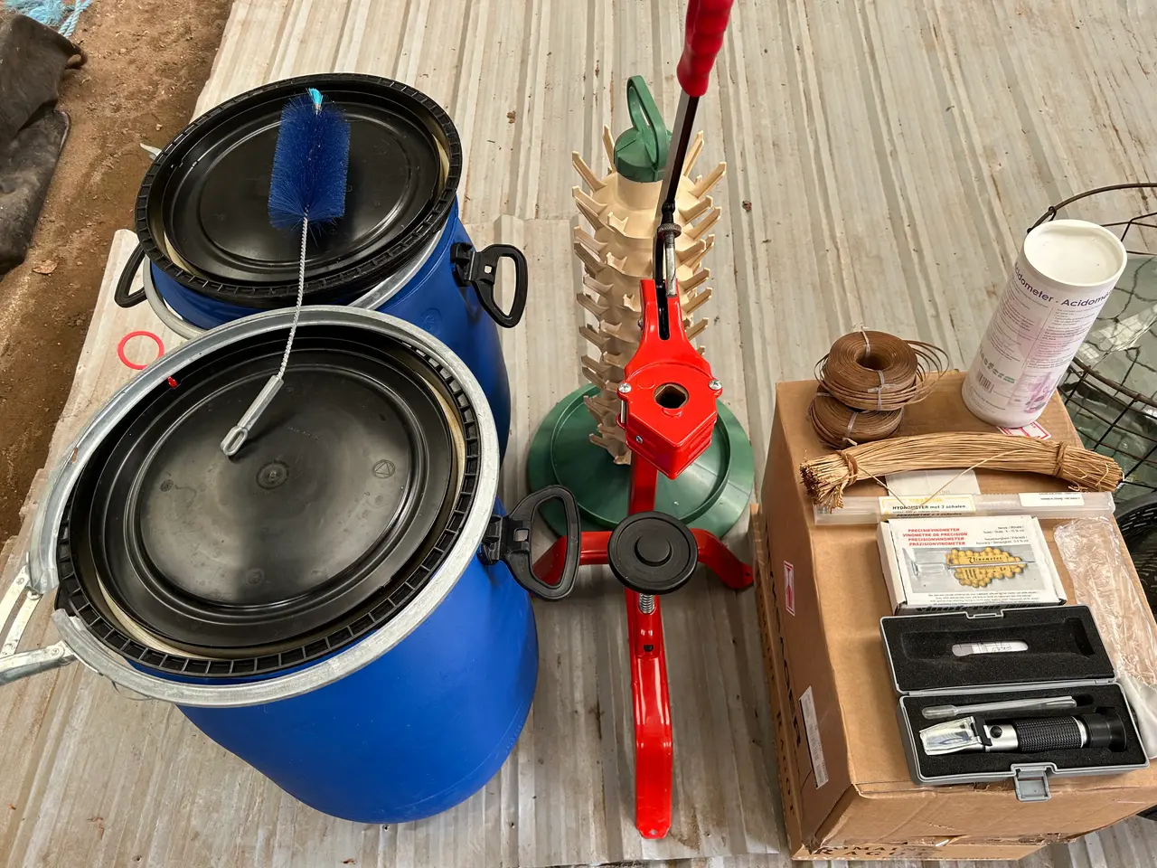 Billede 1 - Vinproduktion 