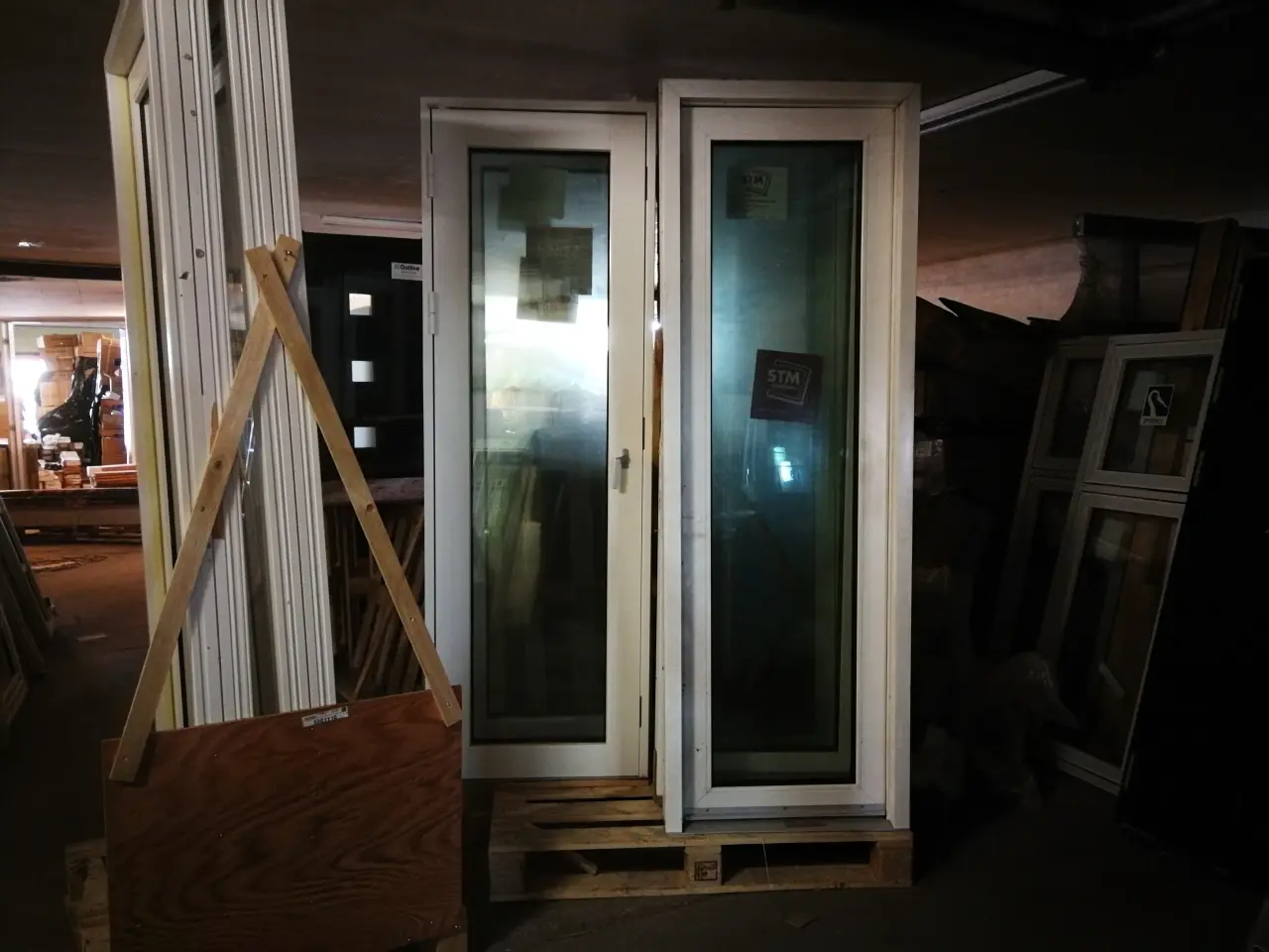 Billede 1 - 4 NYE TERRASSEDØRE 69,8x207,8 KR 2.500/STK