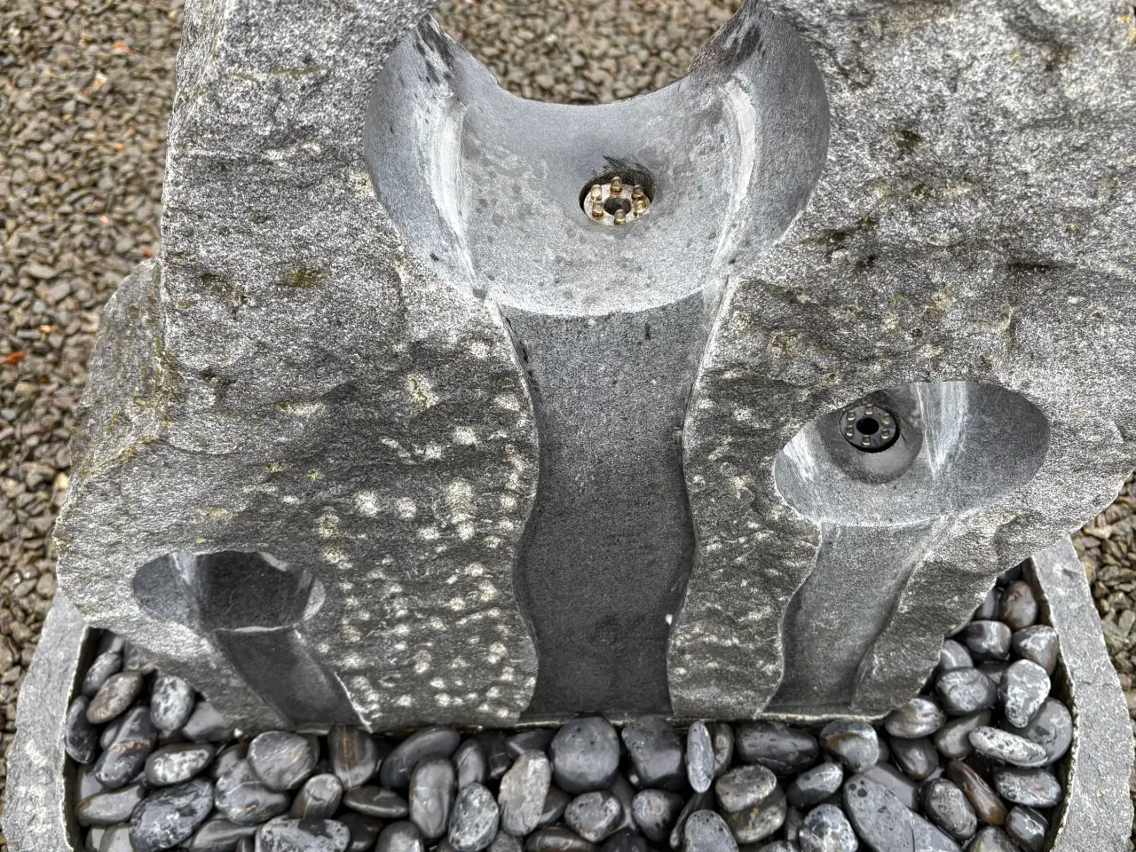 Billede 1 - Have skulptur med vand og lys 