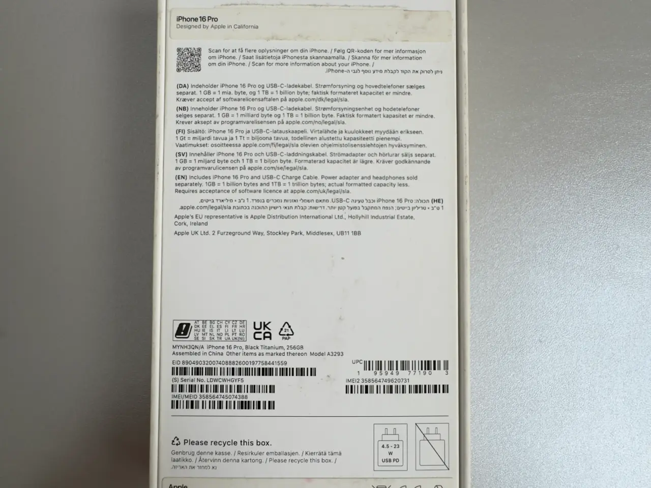 Billede 11 - iPhone 16 Pro 256 GB Sort