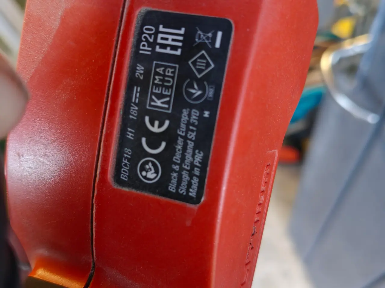 Billede 2 - B & D 18v arbejdslampe