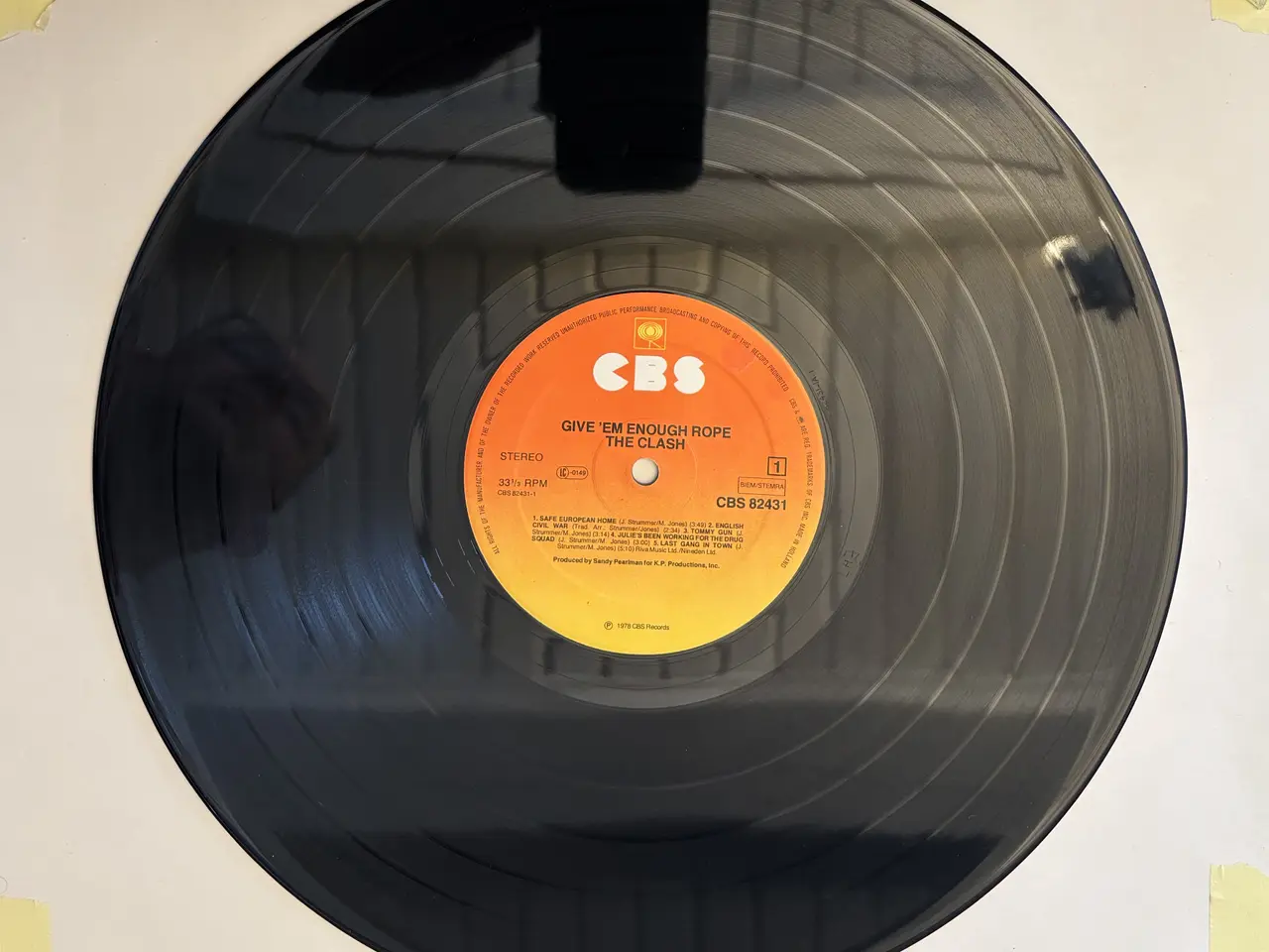 Billede 4 - The Clash – 3 vinyludgivelser – LP, single og maxi