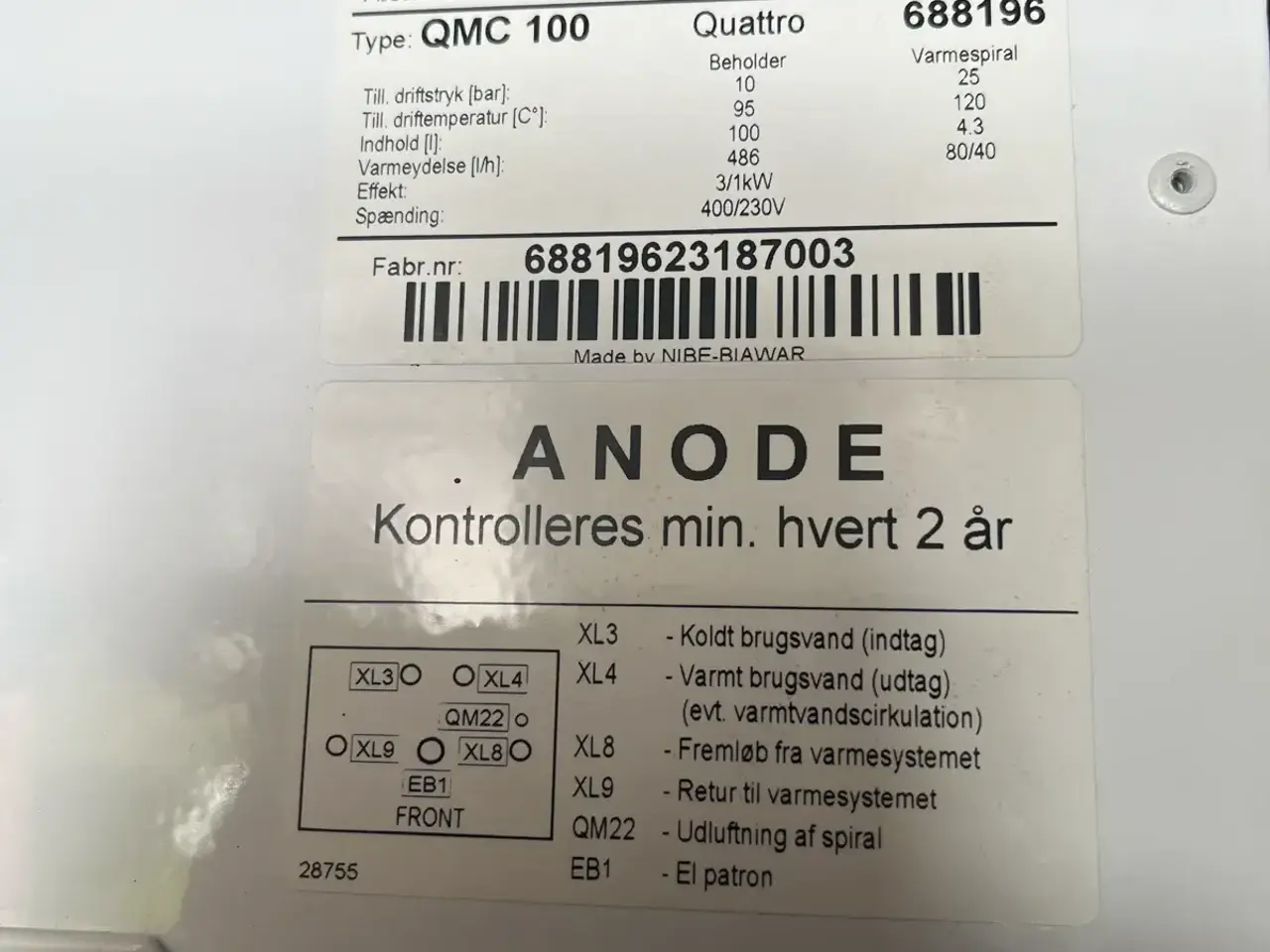 Billede 4 - Vølund 100L kombi-beholder