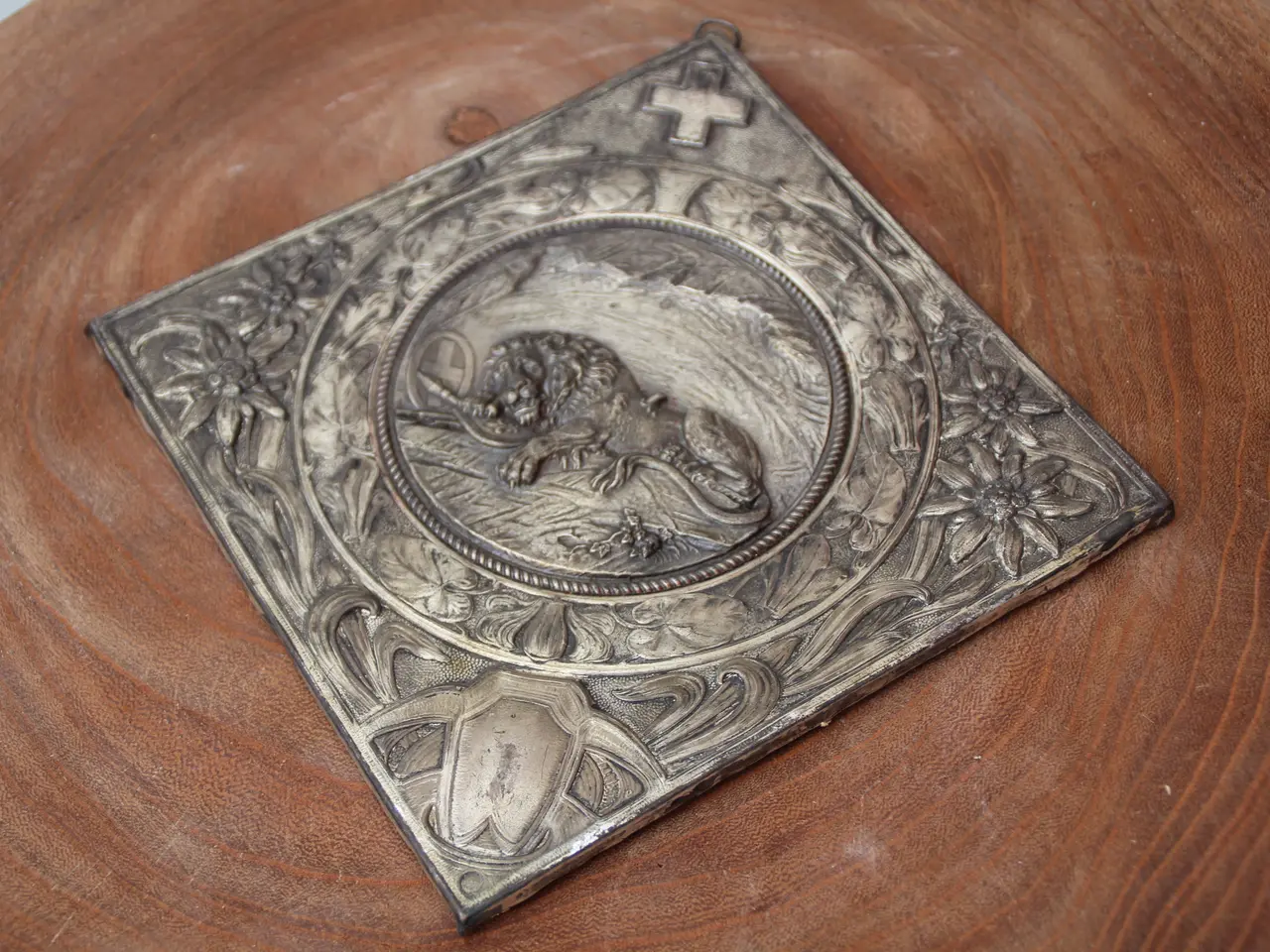 Billede 3 - Antik Jugendstil reliefplade