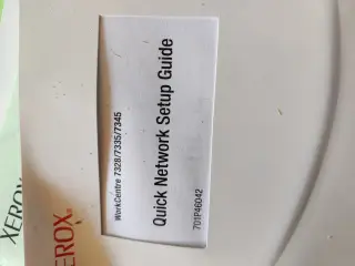 Xerox WC, Med print, scan kopi og efterbehandling