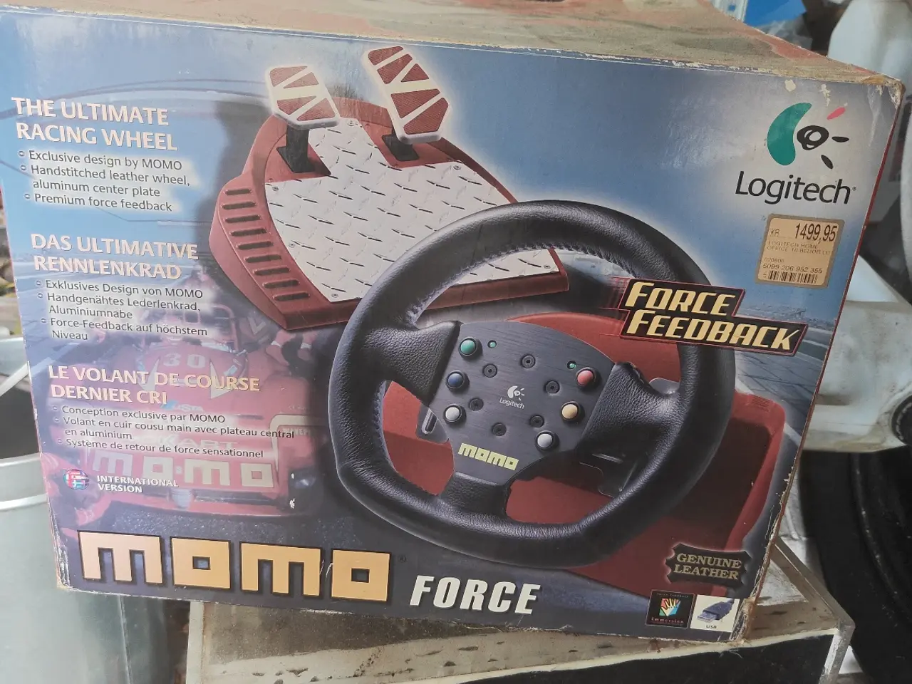 Billede 1 - Logitech momo Force rat og pedaler