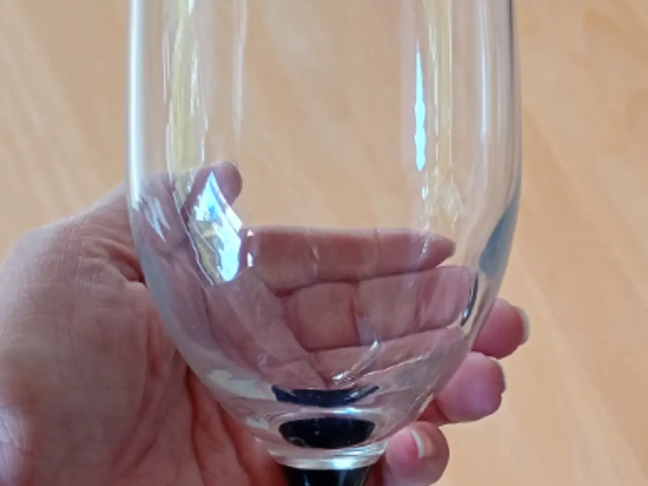 Billede 2 - Ølglas på sort fod - France Luminarc - Lot