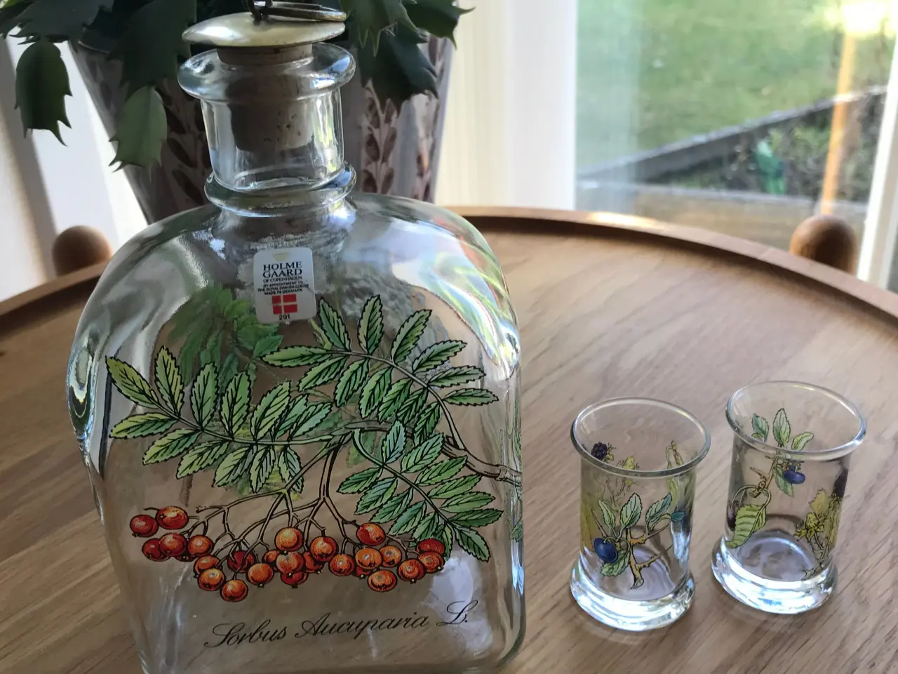Billede 1 - Brændevinsamatøren - Røn - karaffel + 2 x glas