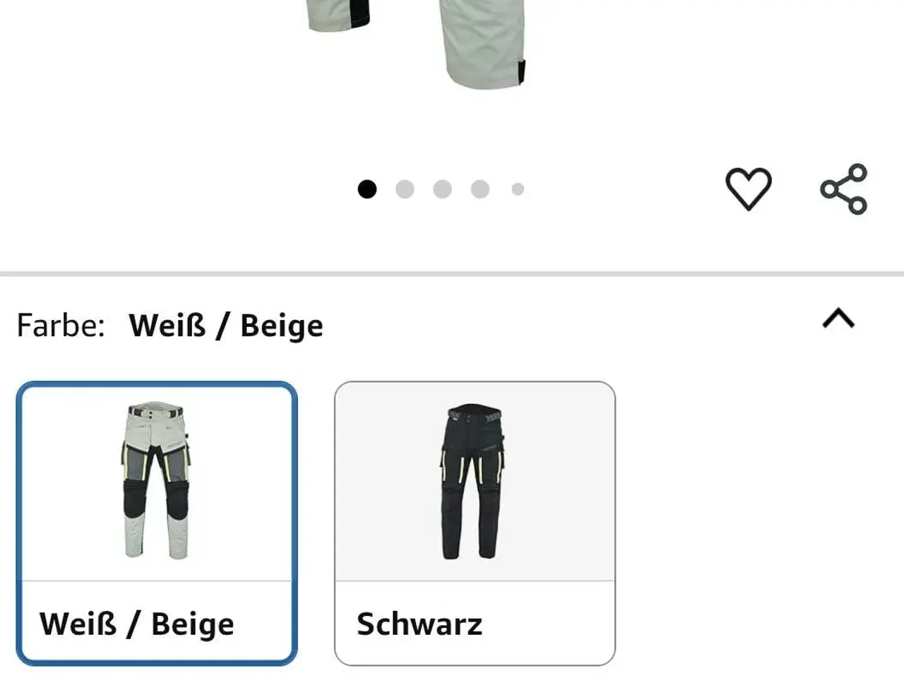 Billede 6 - MC bukser Texpeed grå. Ubrugte.