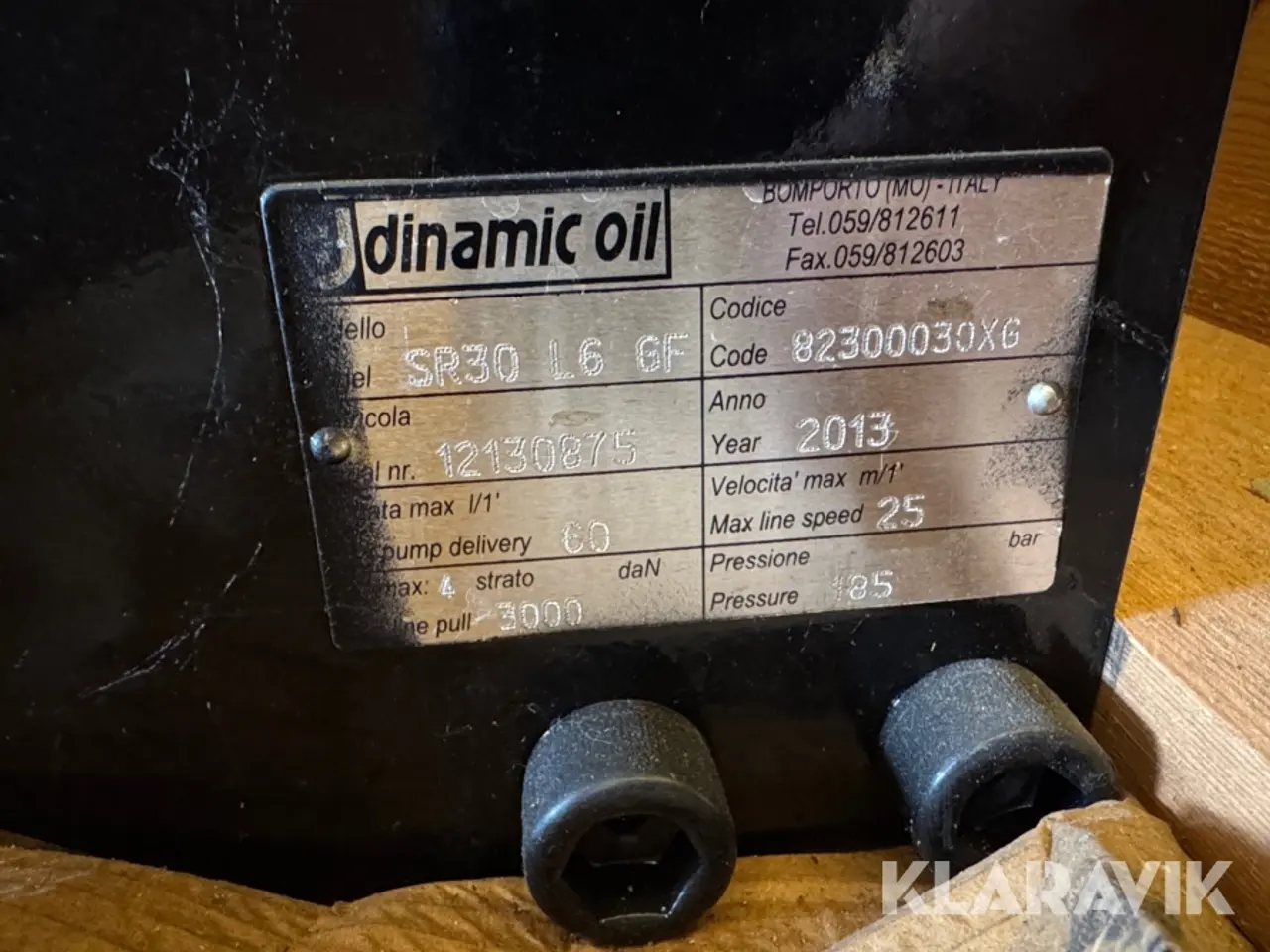 Billede 6 - Kranspil Dinamic Oil SR30 L6 GF
