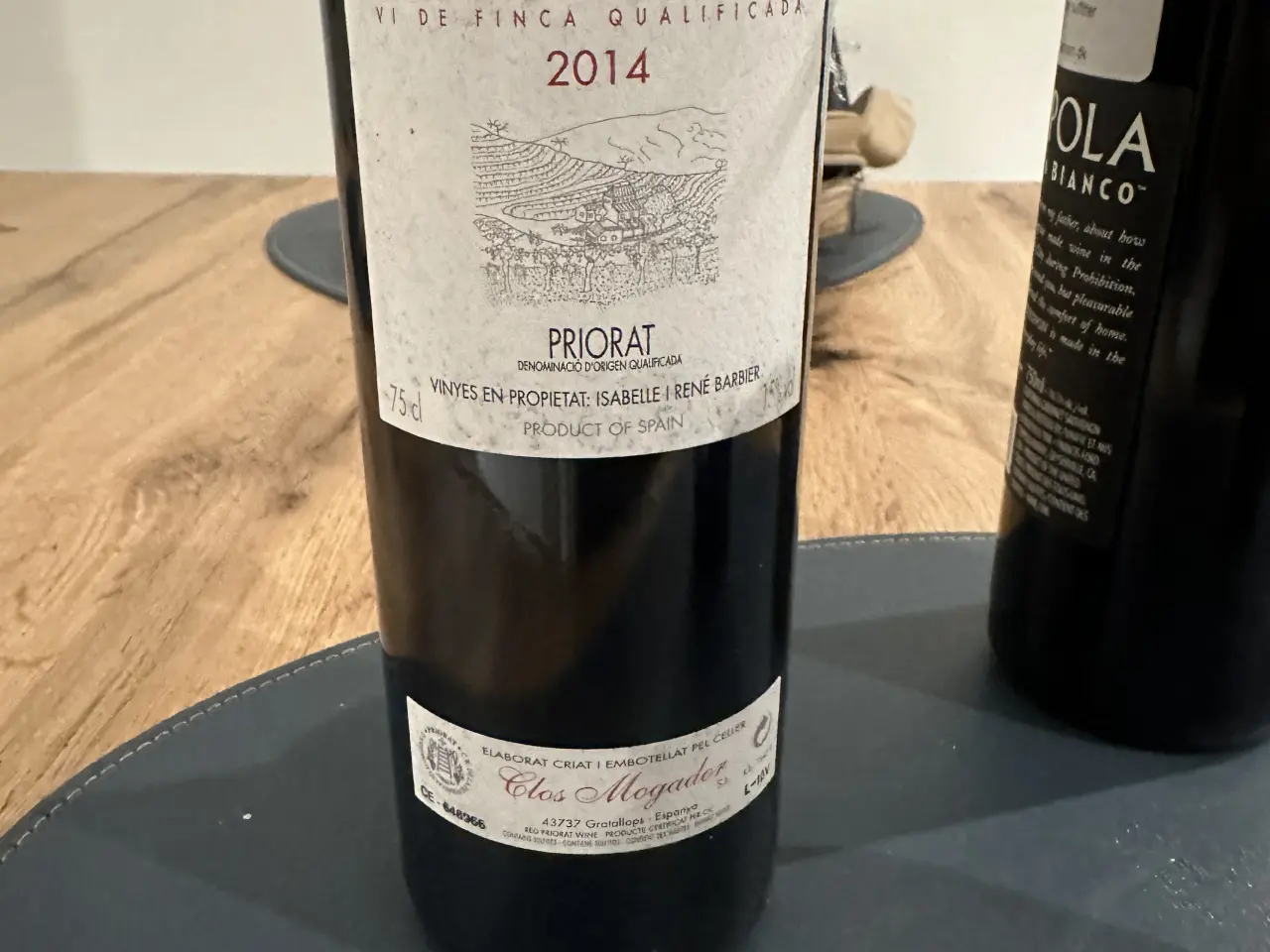Billede 1 - 1 Clos Mogador  2014 priorat 