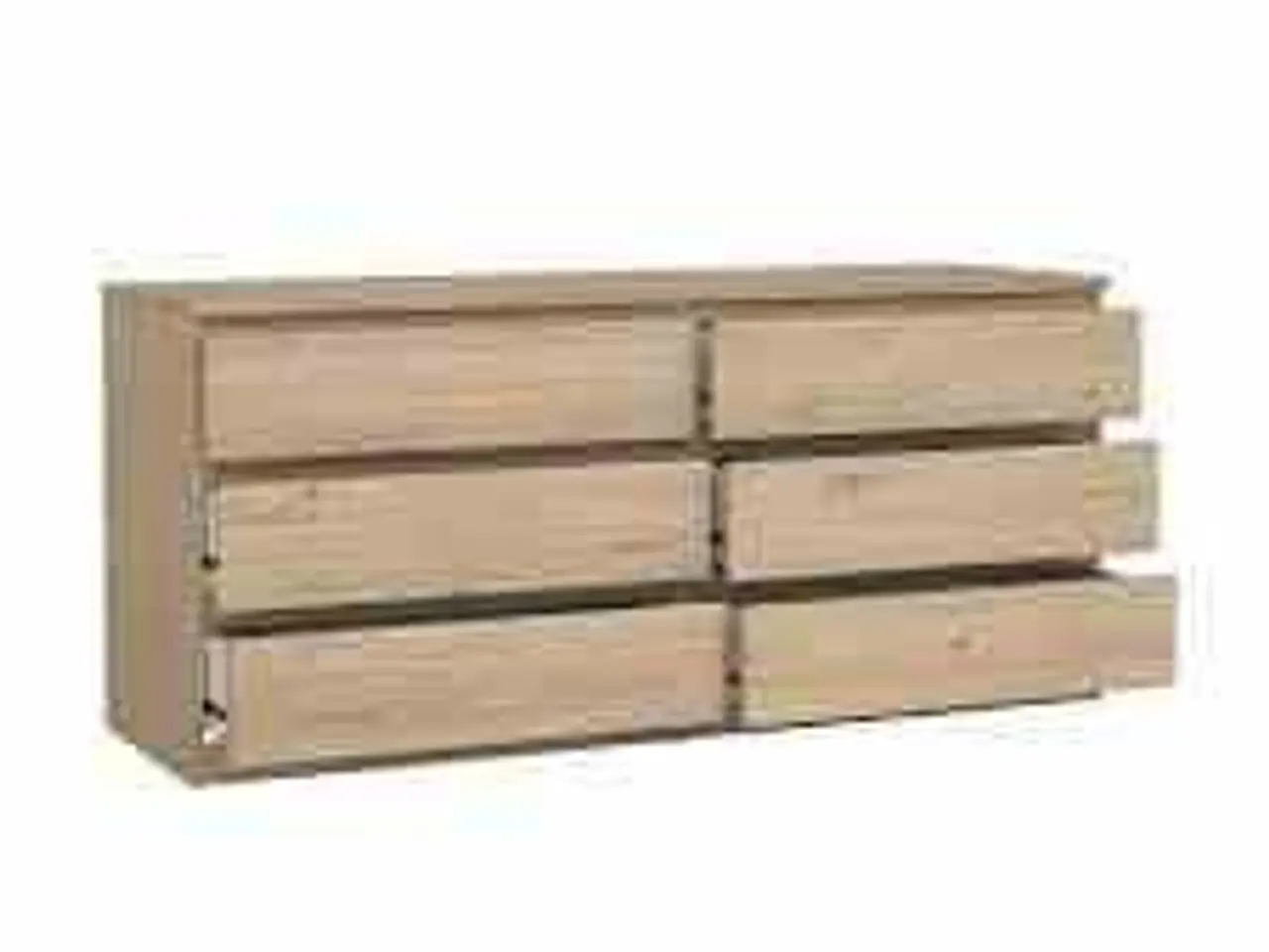 Billede 3 - Tvilum, Naia Dobbelt kommode 6 skuffer - Jackson Hickory