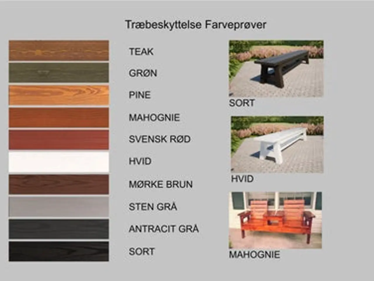 Billede 7 - Have plankebord i flere størrelser og farver. 