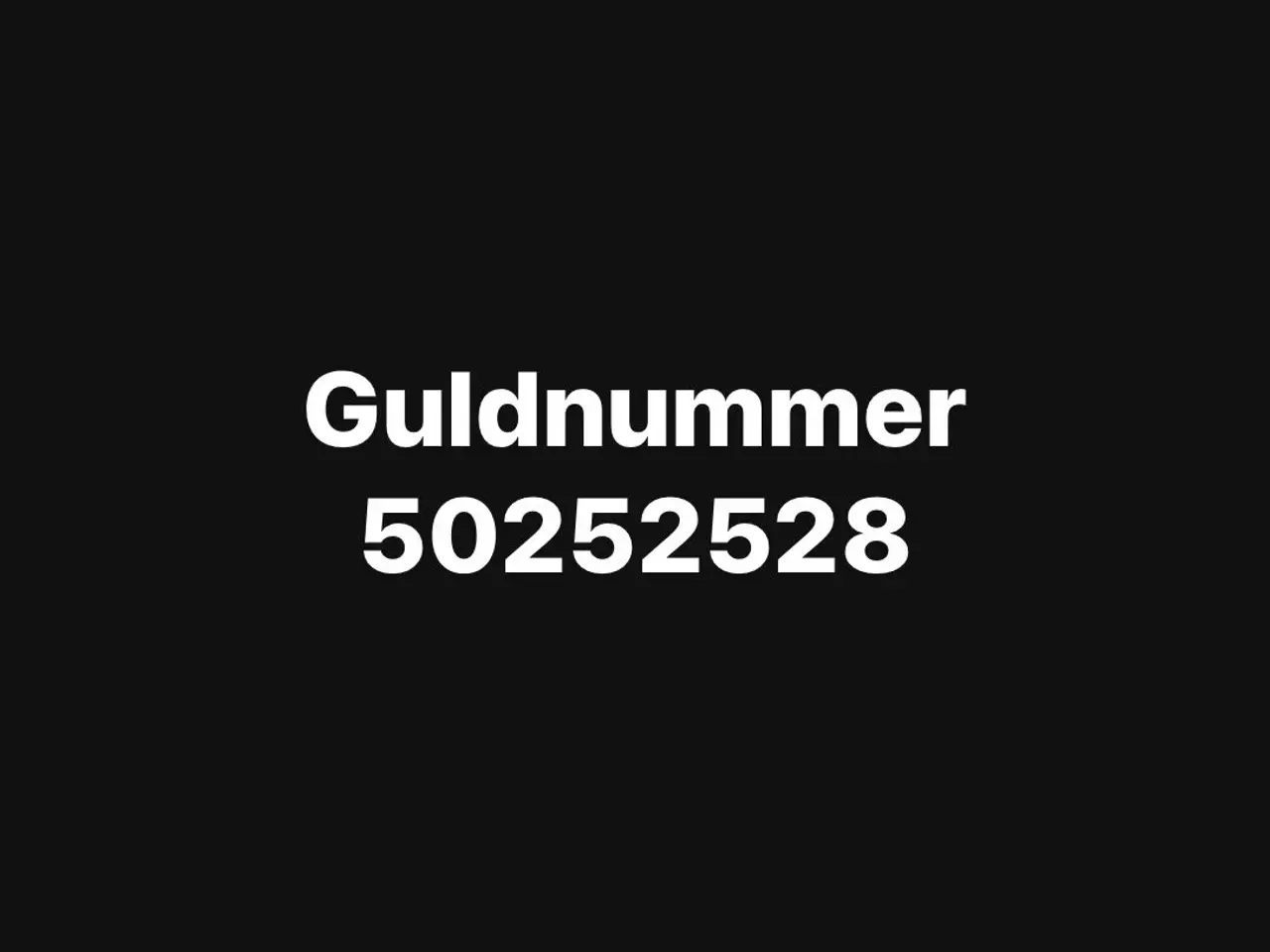 Billede 1 - Guldnummer 