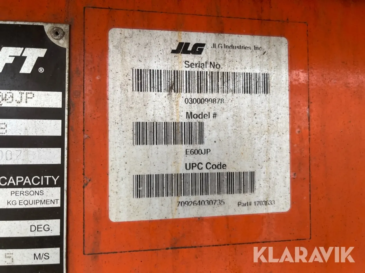 Billede 9 - Bomlift JLG E600J 20meter