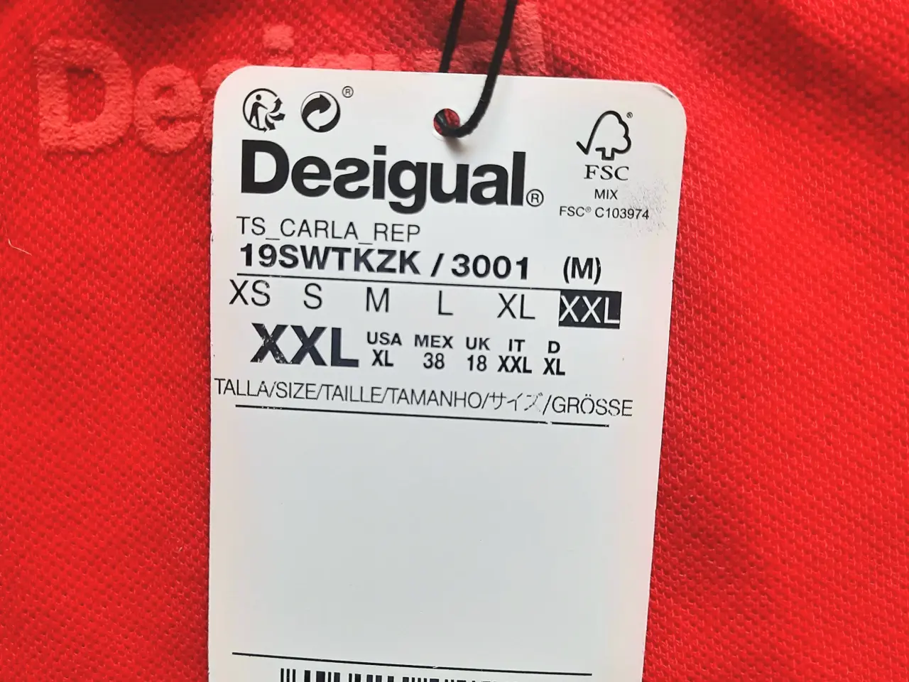 Billede 5 - Helt ny Desigual top, i str. XXL