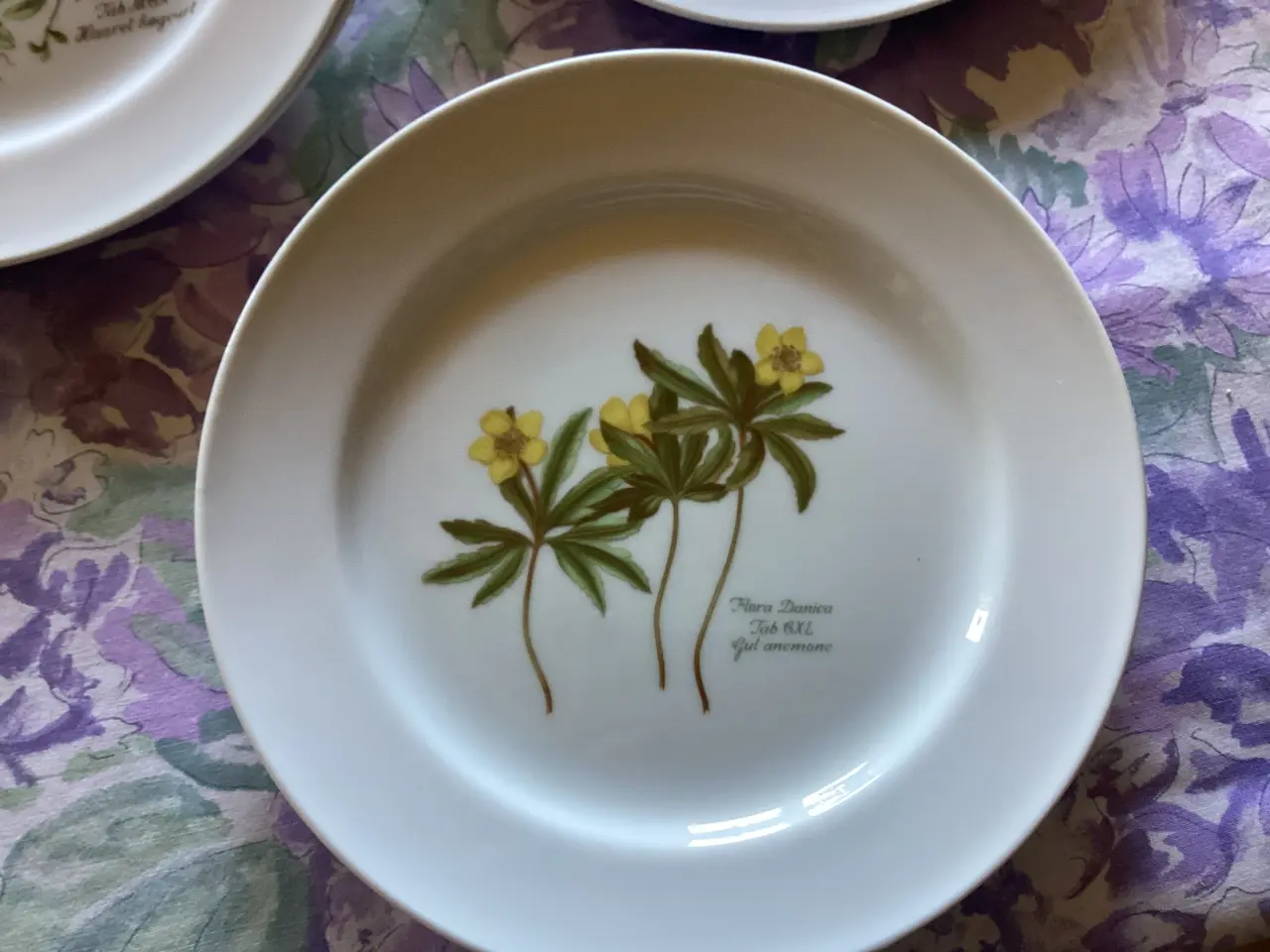 Billede 6 - 7stk. Faxe Flora frokosttallerken.