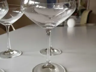 4 champagne - / dessertskåle