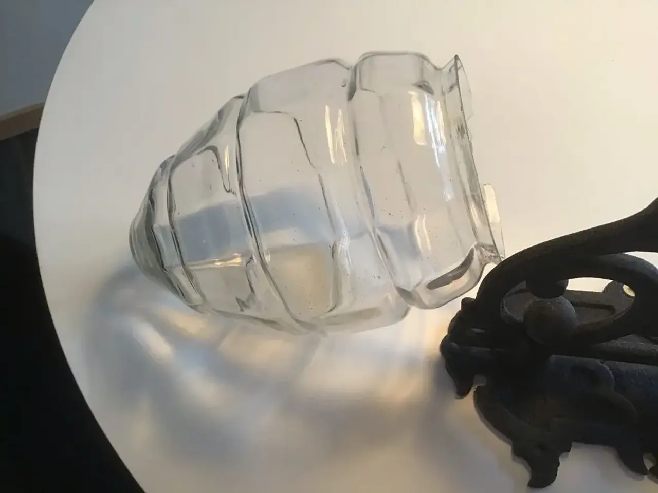 Billede 3 - Ældre smedejerns lampe