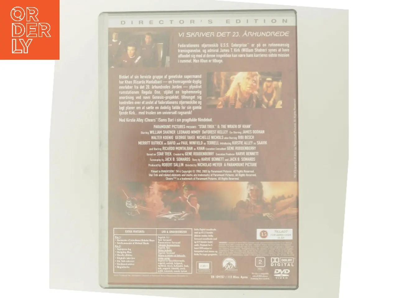 Billede 3 - Star Trek II: The Wrath of Khan med William Shatner (DVD)