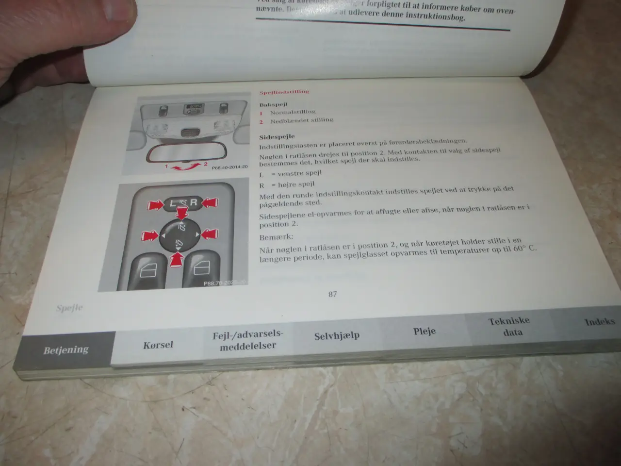 Billede 3 - Instruktionsbog Mercedes V -Klassen
