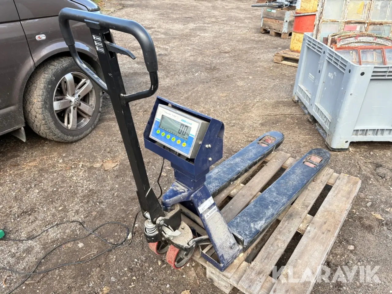 Billede 1 - Palleløfter med vægt - 2000 kg