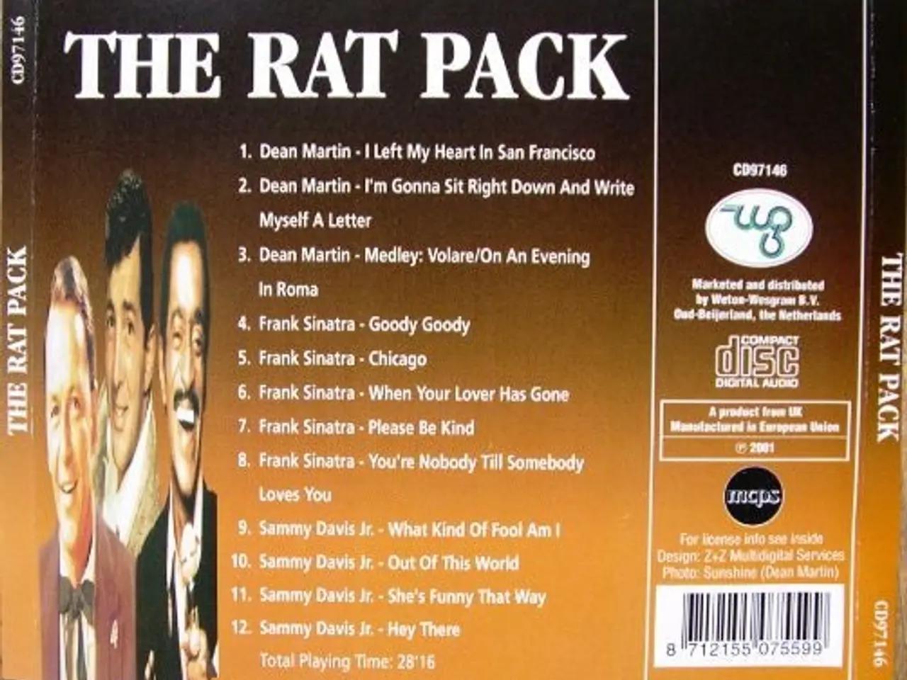 Billede 3 - Frank Sinatra - Dean… – The Rat Pack – CD