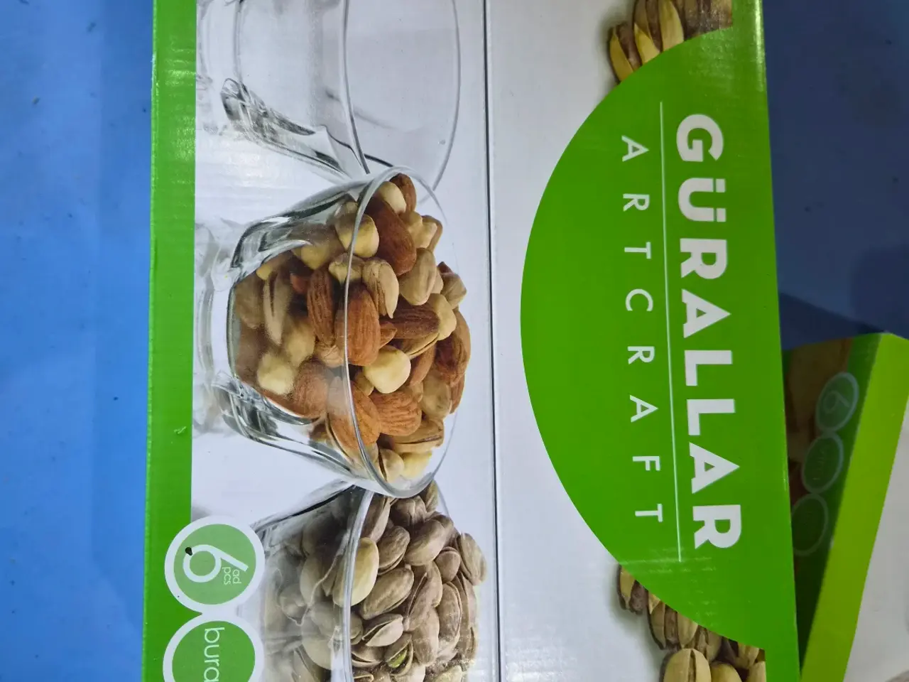 Billede 2 - 5 kasser (30 stk.) Gürallar Artcraft glasskåle – H