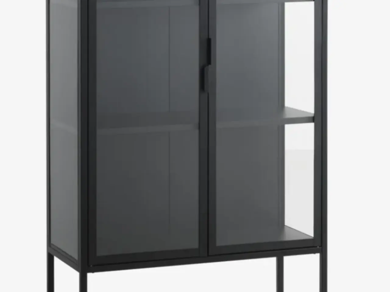 Billede 1 - Vitrine skab fra jysk med glas låger