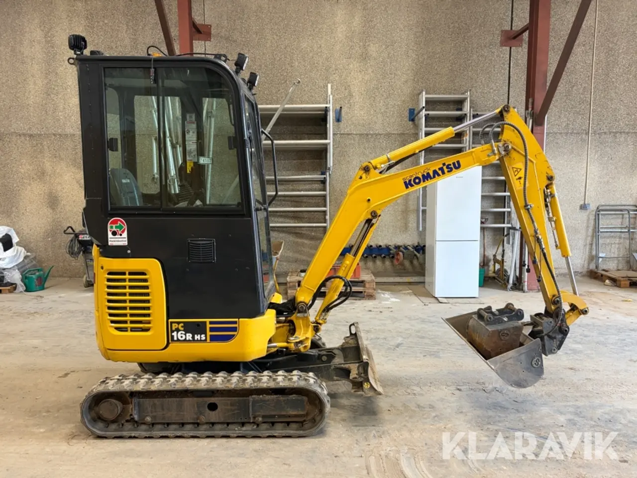 Billede 6 - Minigravemaskine Komatsu PC16R HS