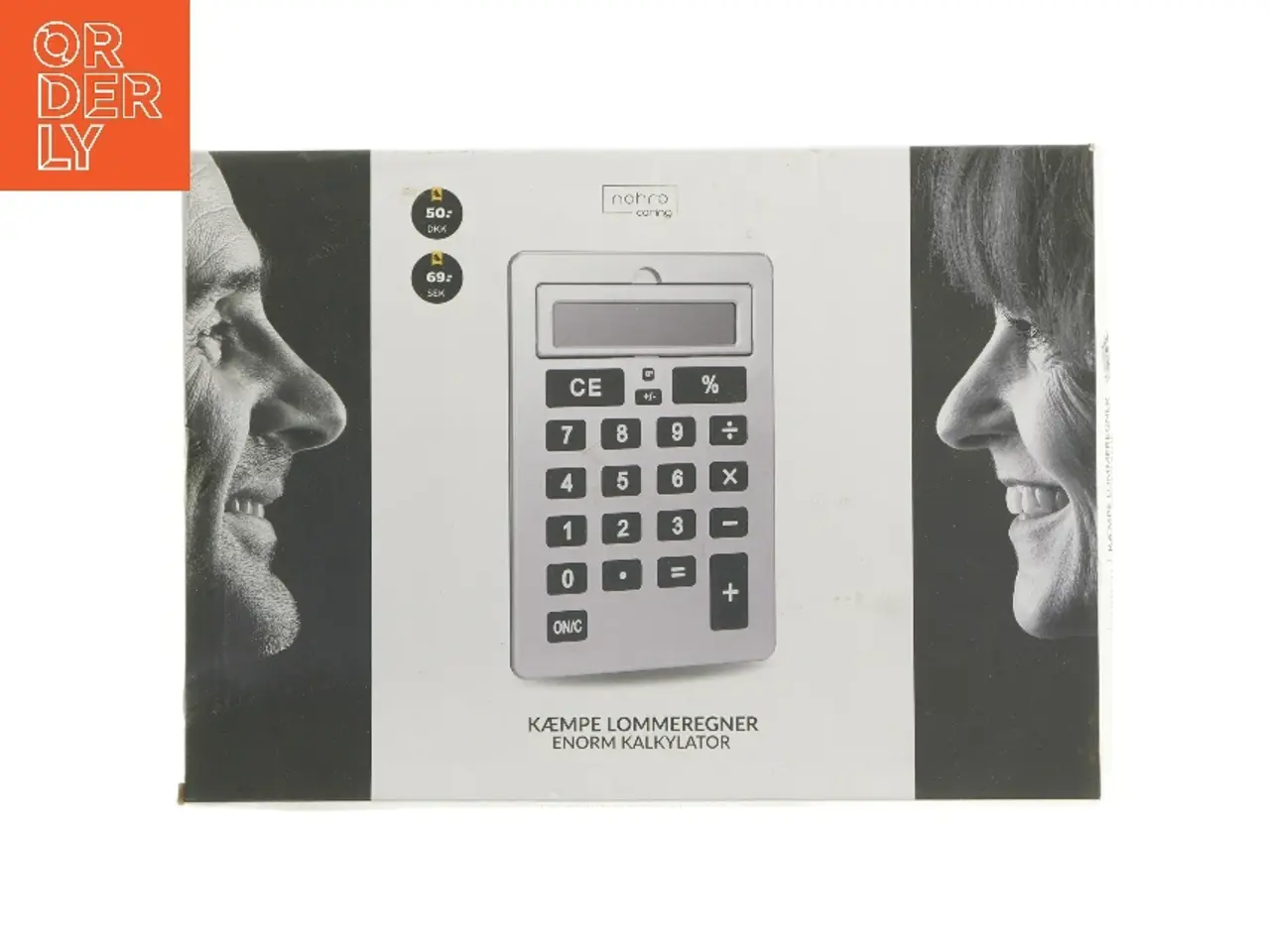 Billede 1 - Stor lommeregner fra Nohro (str. 30x21 cm)