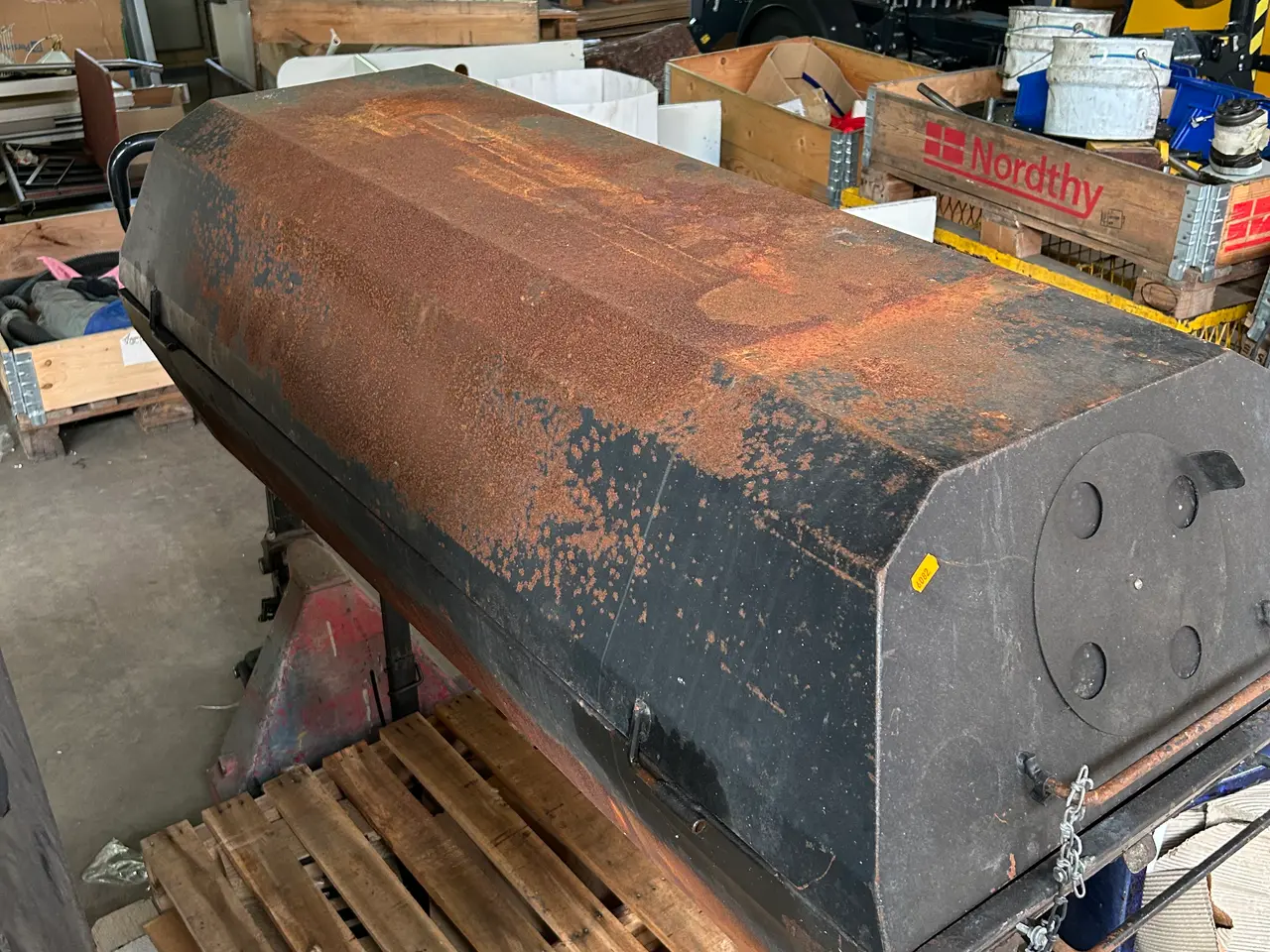 Billede 4 - Mestergrill/pattegrisgrill på stativ CARBON DIABLO 150x60x121 cm.