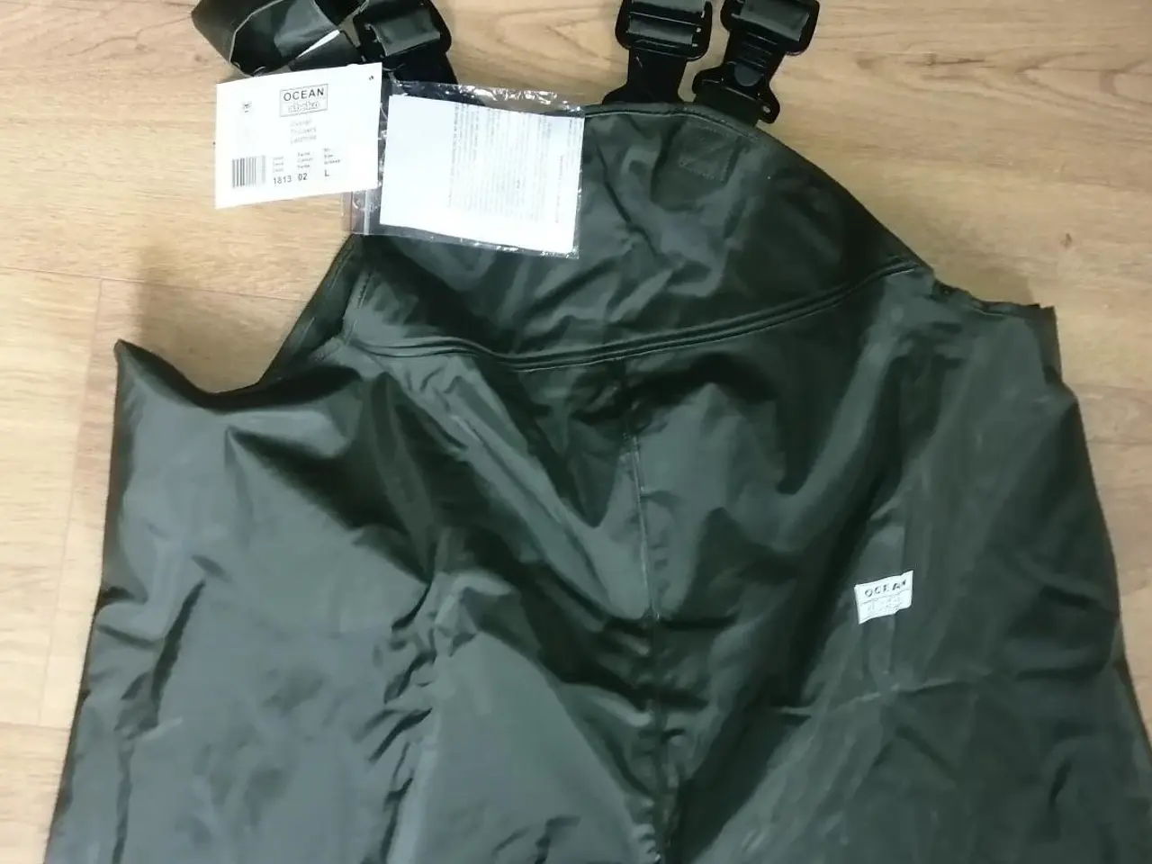 Billede 2 - NY Ocean Regnoverall, vandtæt PVC/Polyester Grøn,L