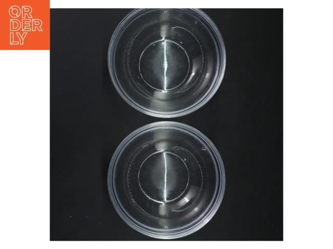 Billede 2 - Sæt af 2 glas skåle (str. Ø 17 cm)