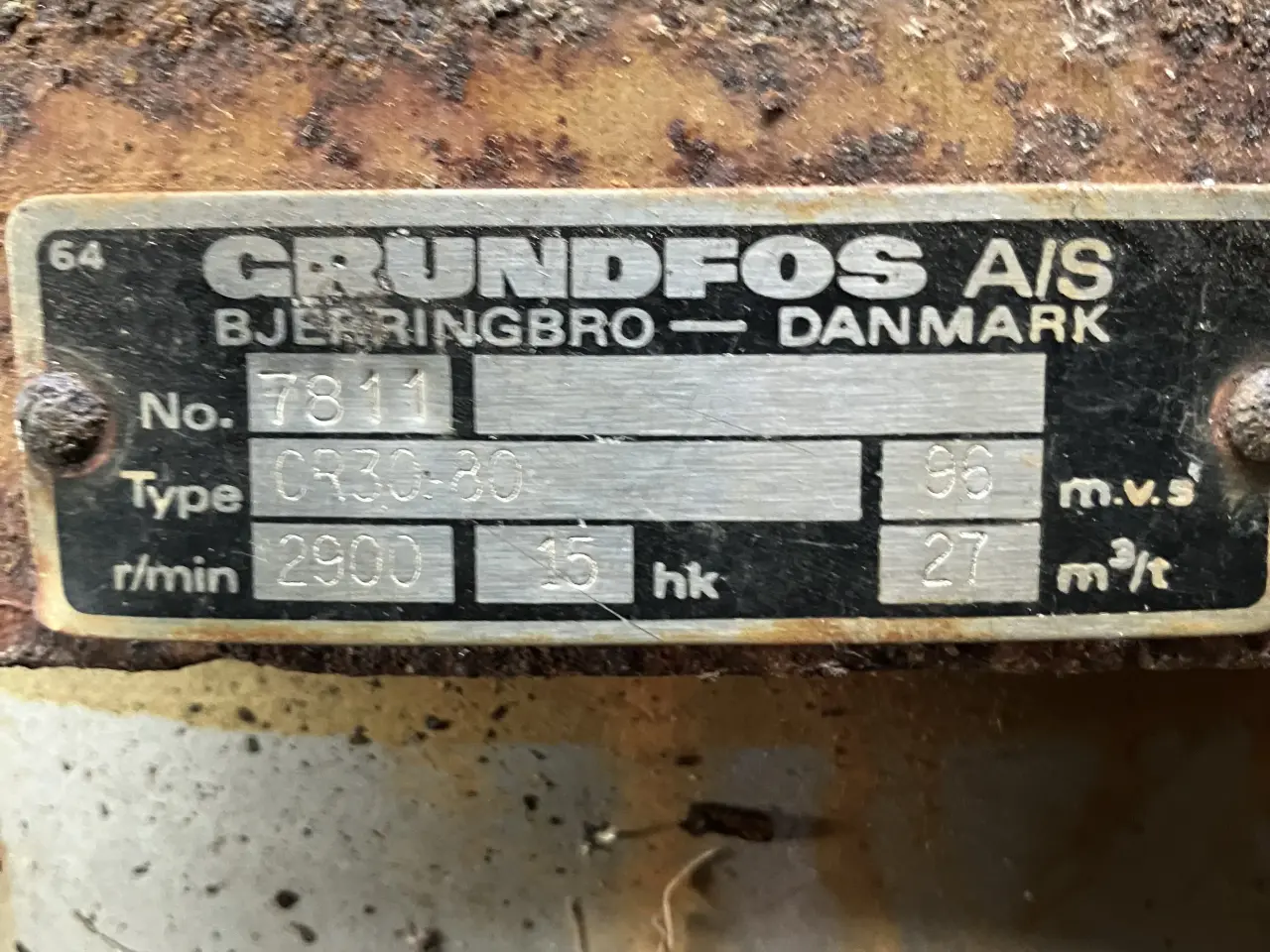 Billede 2 - Trykpumpe til markvanding