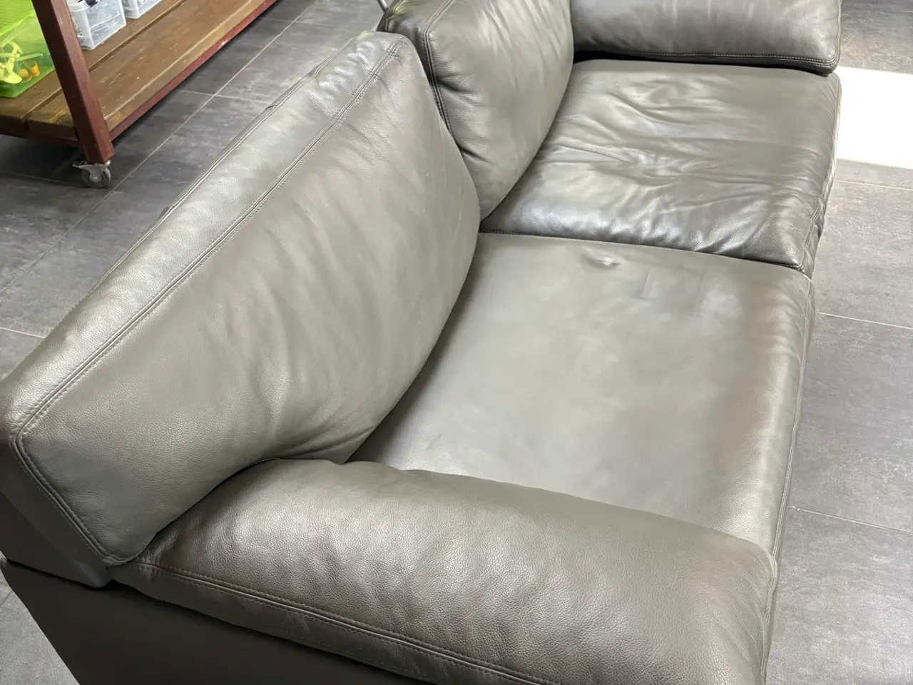 Billede 2 - Lædersofa - RØVERØB